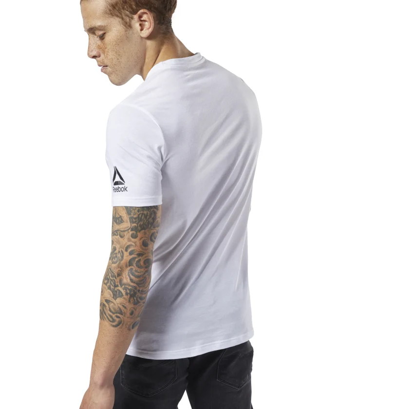 T shirt store reebok blanc