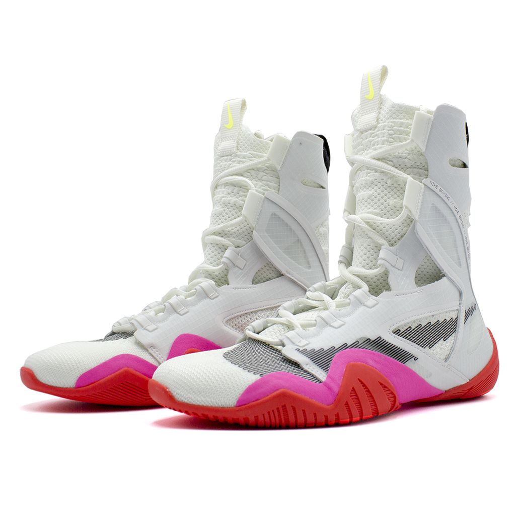 Chaussures de Boxe Nike HyperKO 2 Olympic - Blanc/Rose/Rouge