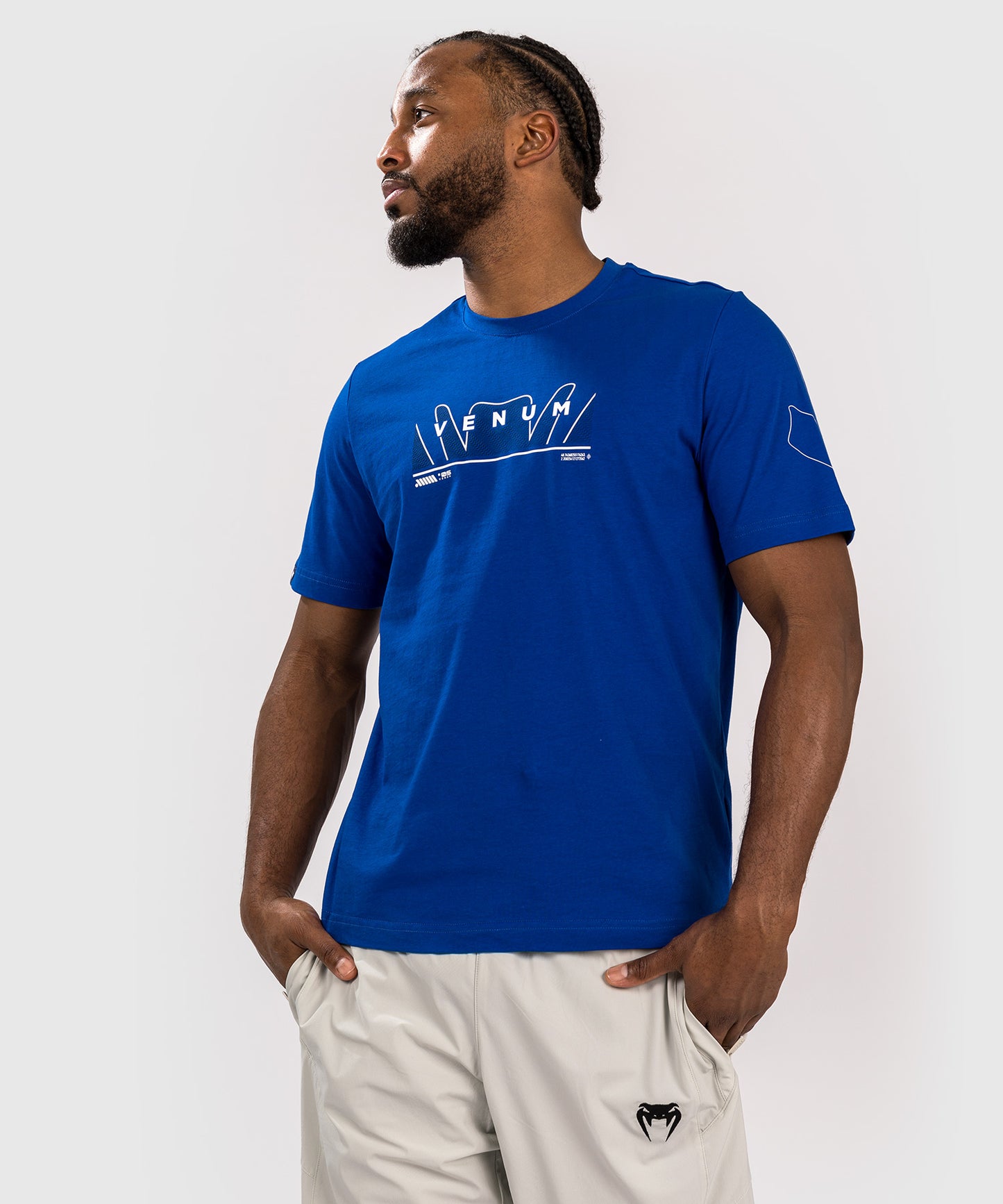 T-Shirt Venum Snake Print - Bleu royal