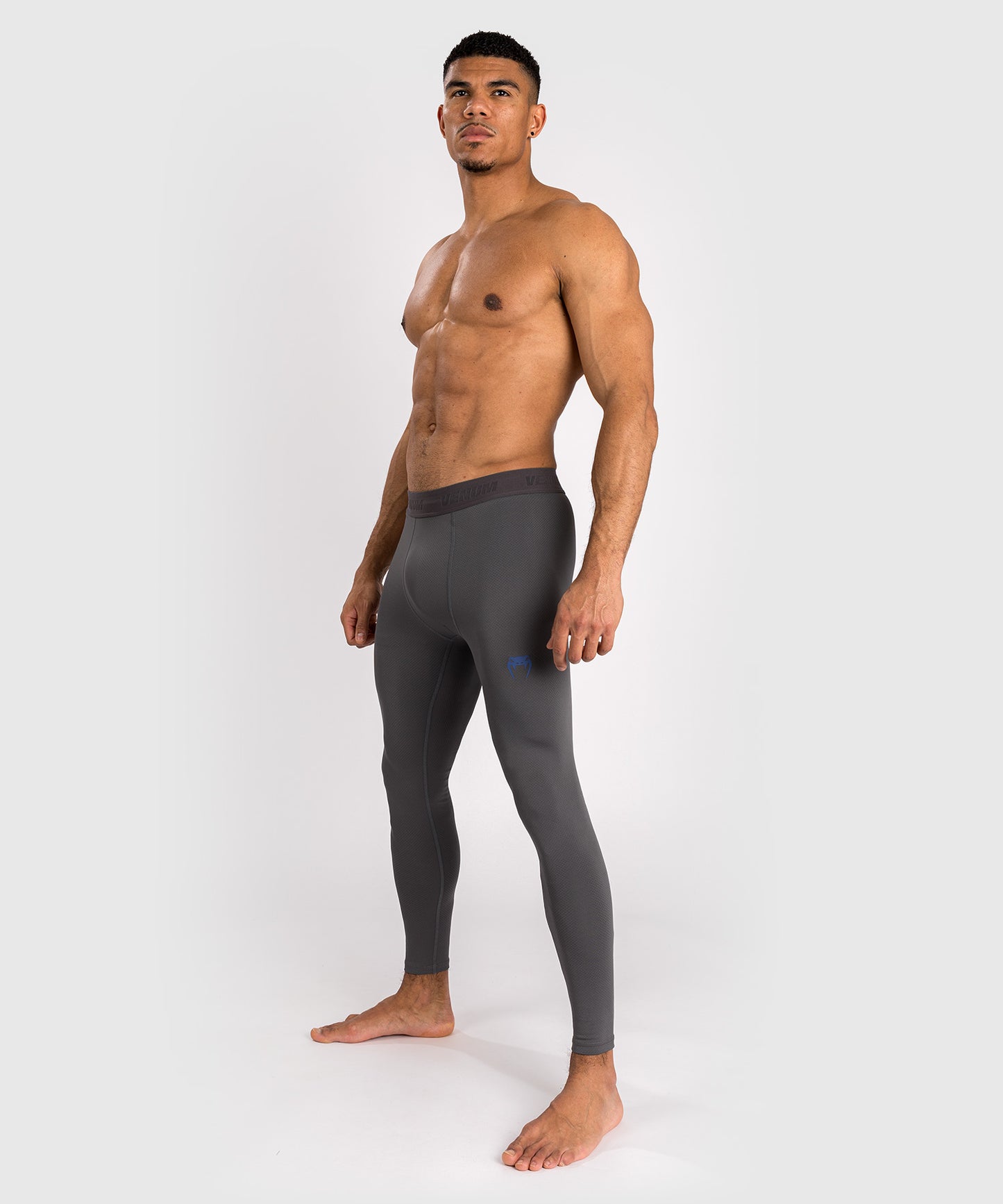 Pantalon de compression pour hommes Venum Contender - Gris