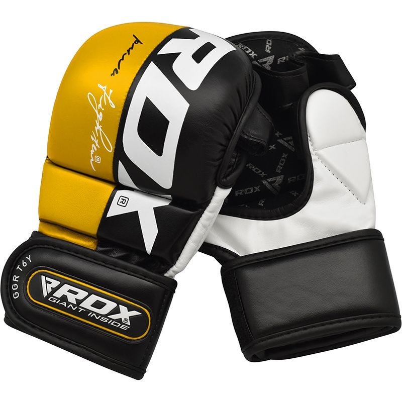 Gants de MMA Sparring RDX Sports T6 - Jaune