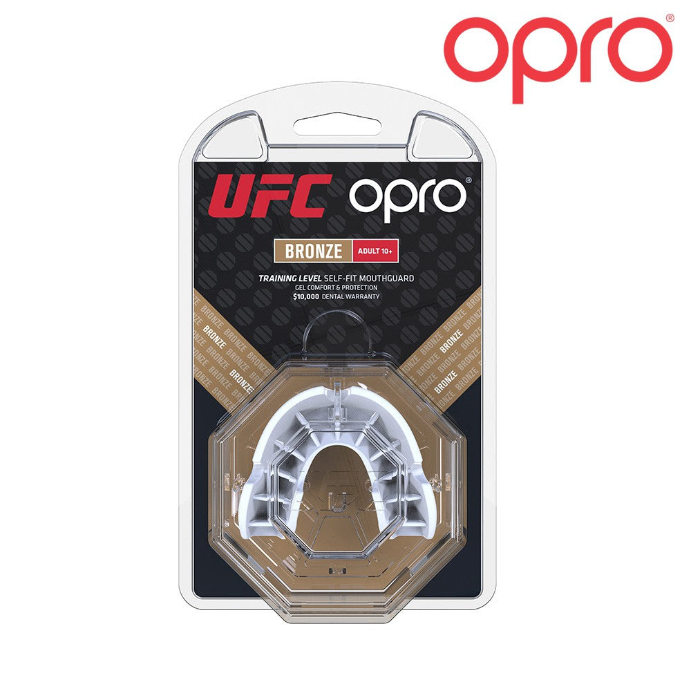Protège-dents Opro UFC Bronze - Blanc