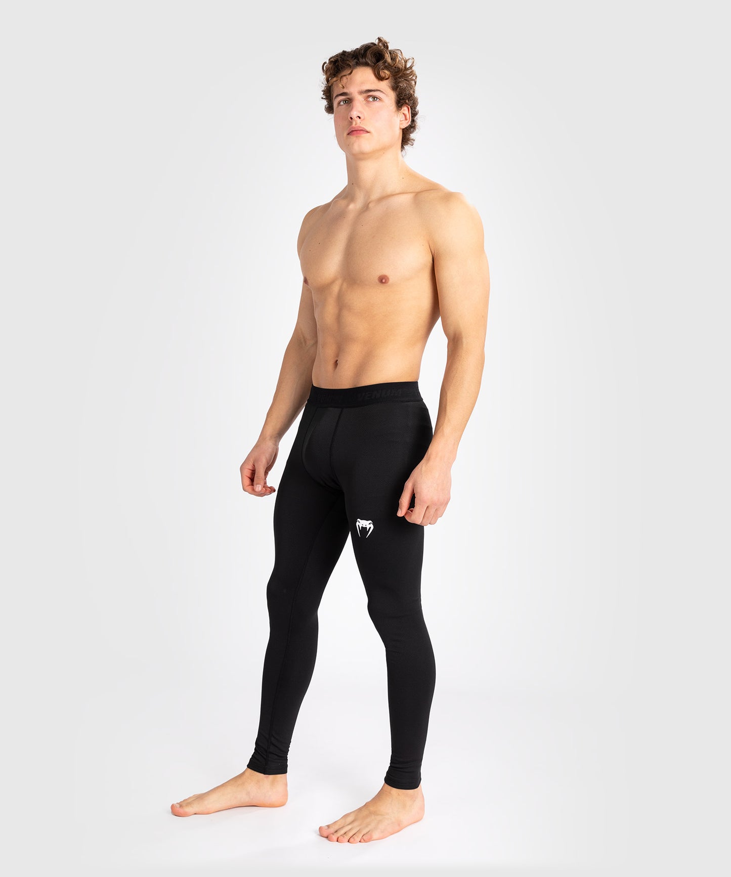 Pantalon de compression pour hommes Venum Contender - Noir/Blanc