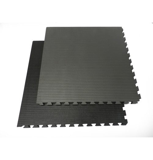 Tatami Puzzle 100x100x4cm (x5) - Schwarz/Grau