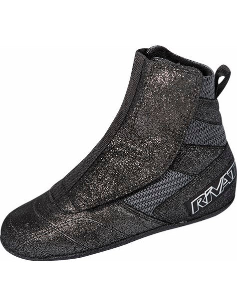 Chaussures De Boxe Rivat Noires, Taille 38 - état Occasion Correct