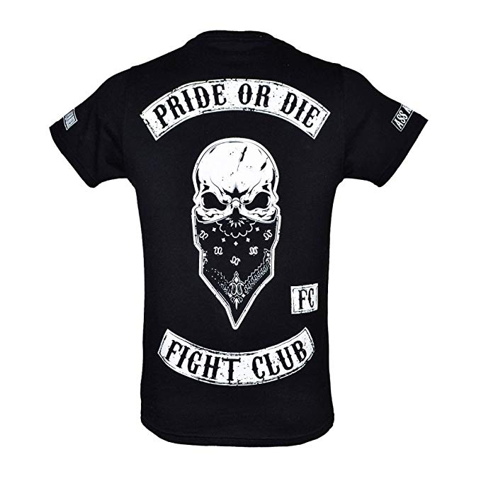 T-Shirt Pride or Die "Fight Club" - Schwarz