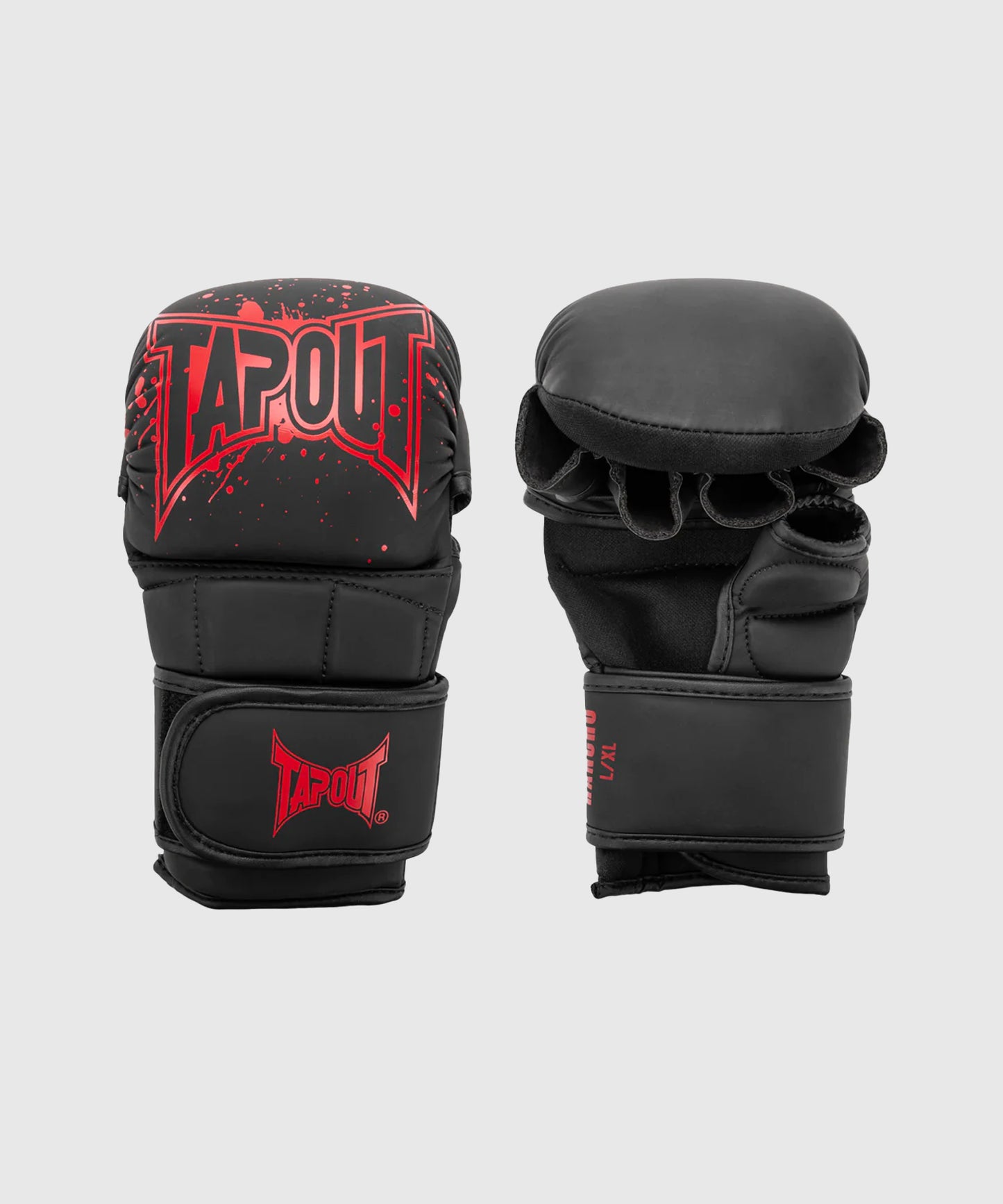 Tapout Rancho Mma Sparring-Handschuhe - Schwarz/Rot