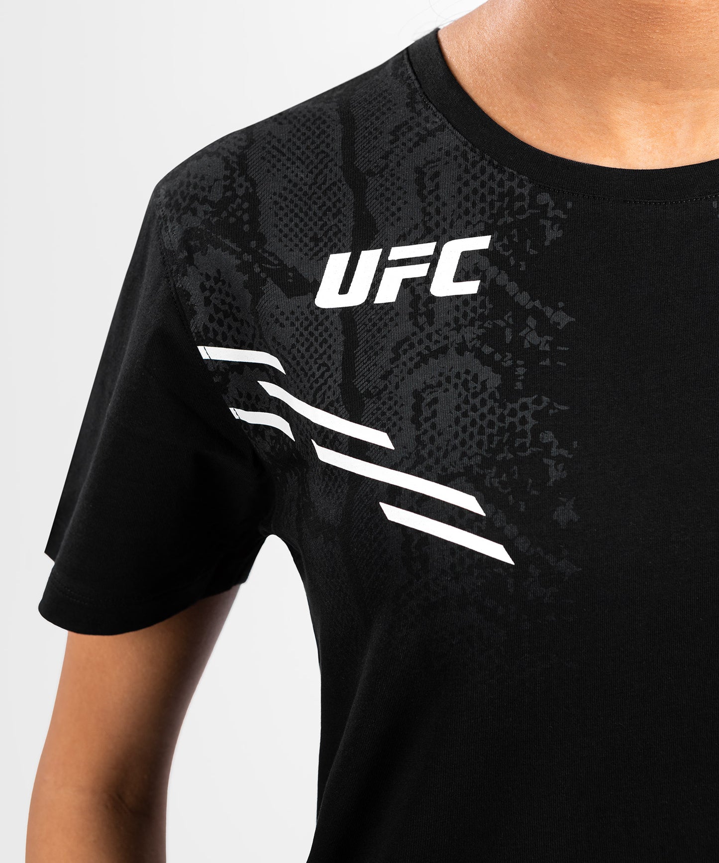T-shirt à manches courtes pour Femmes UFC Adrenaline by Venum Replica - Noir