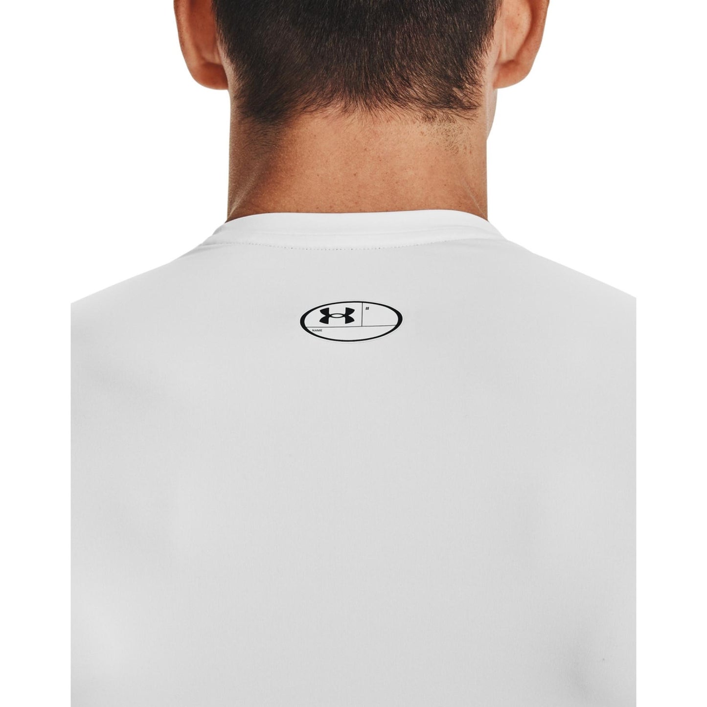 T-shirt Under Armour HeatGear® Armour - Manches Courtes - Blanc