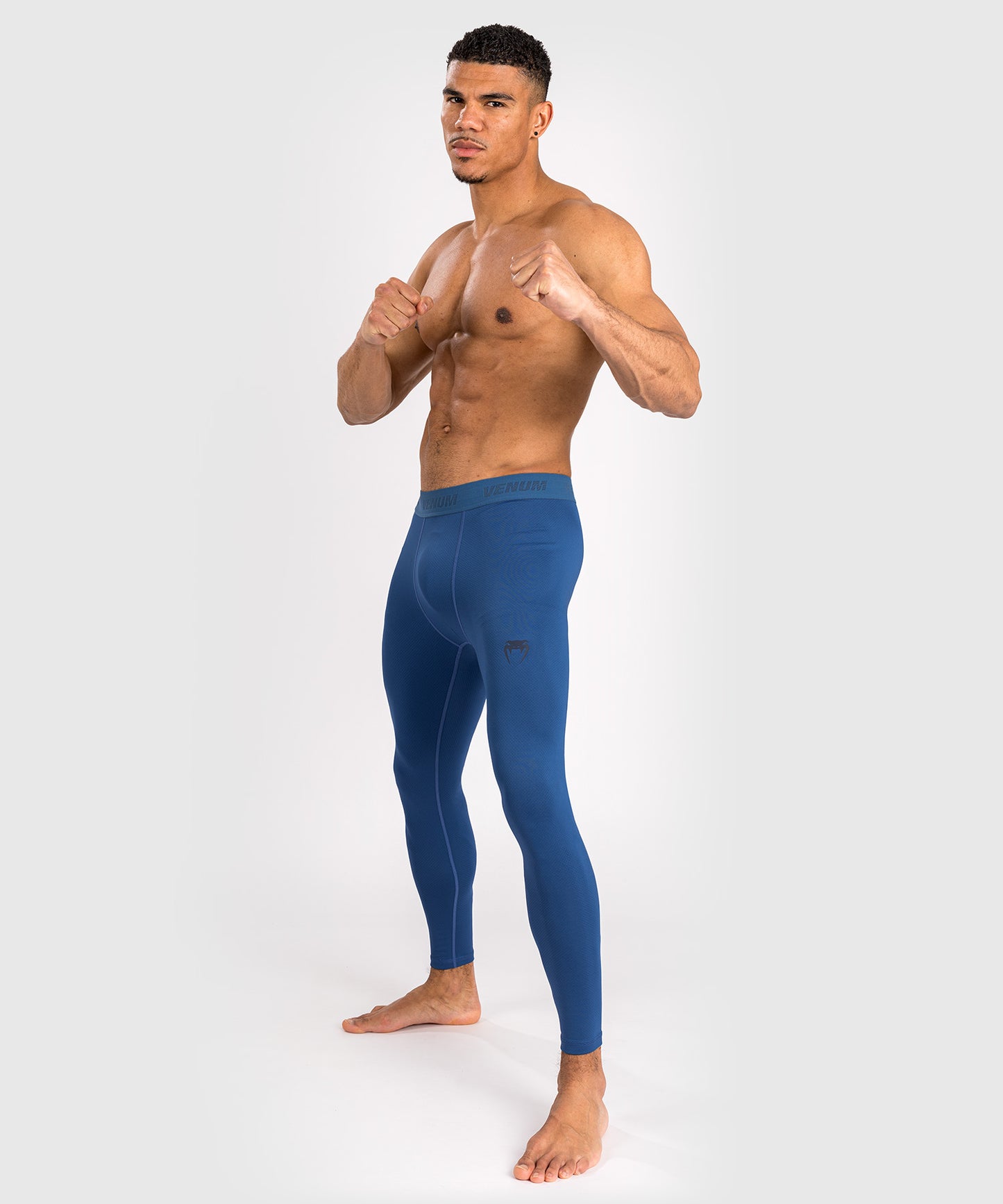 Pantalon de compression pour hommes Venum Contender - Bleu