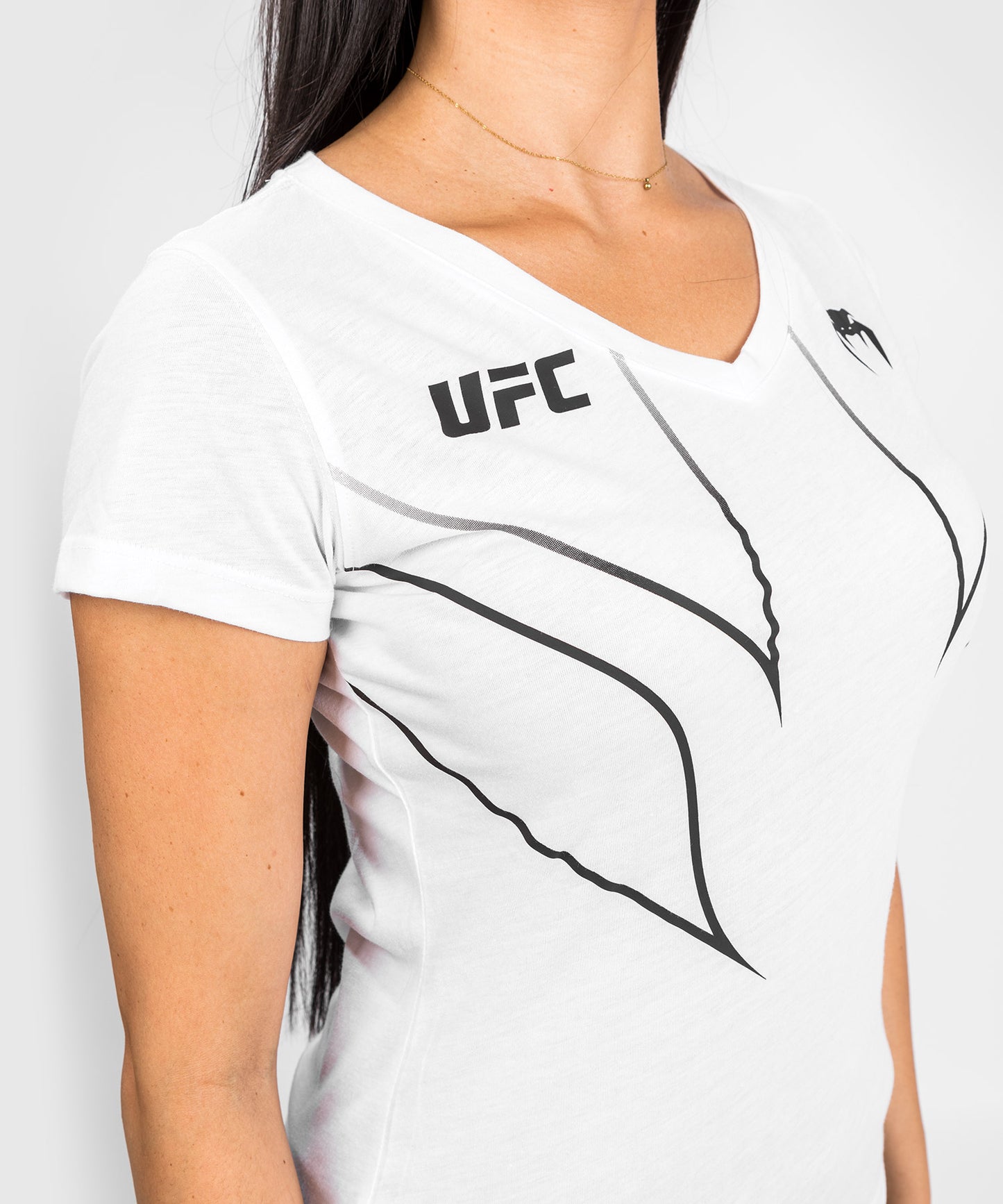 T-shirt Femme UFC Venum Fight Night 2.0 Replica - Blanc