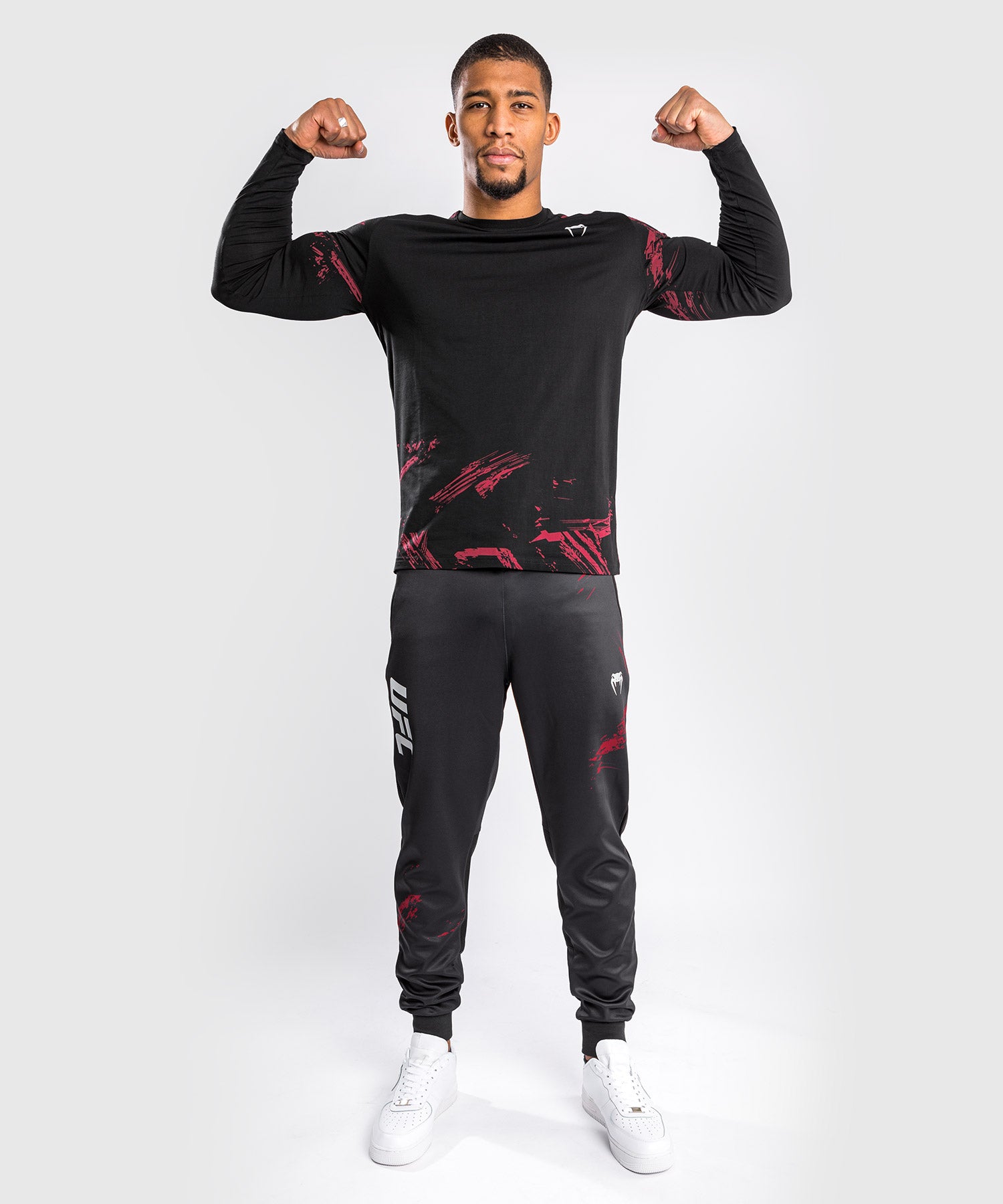 Pantalon de jogging UFC Venum Authentic Fight Week 2.0 - Noir/Rouge