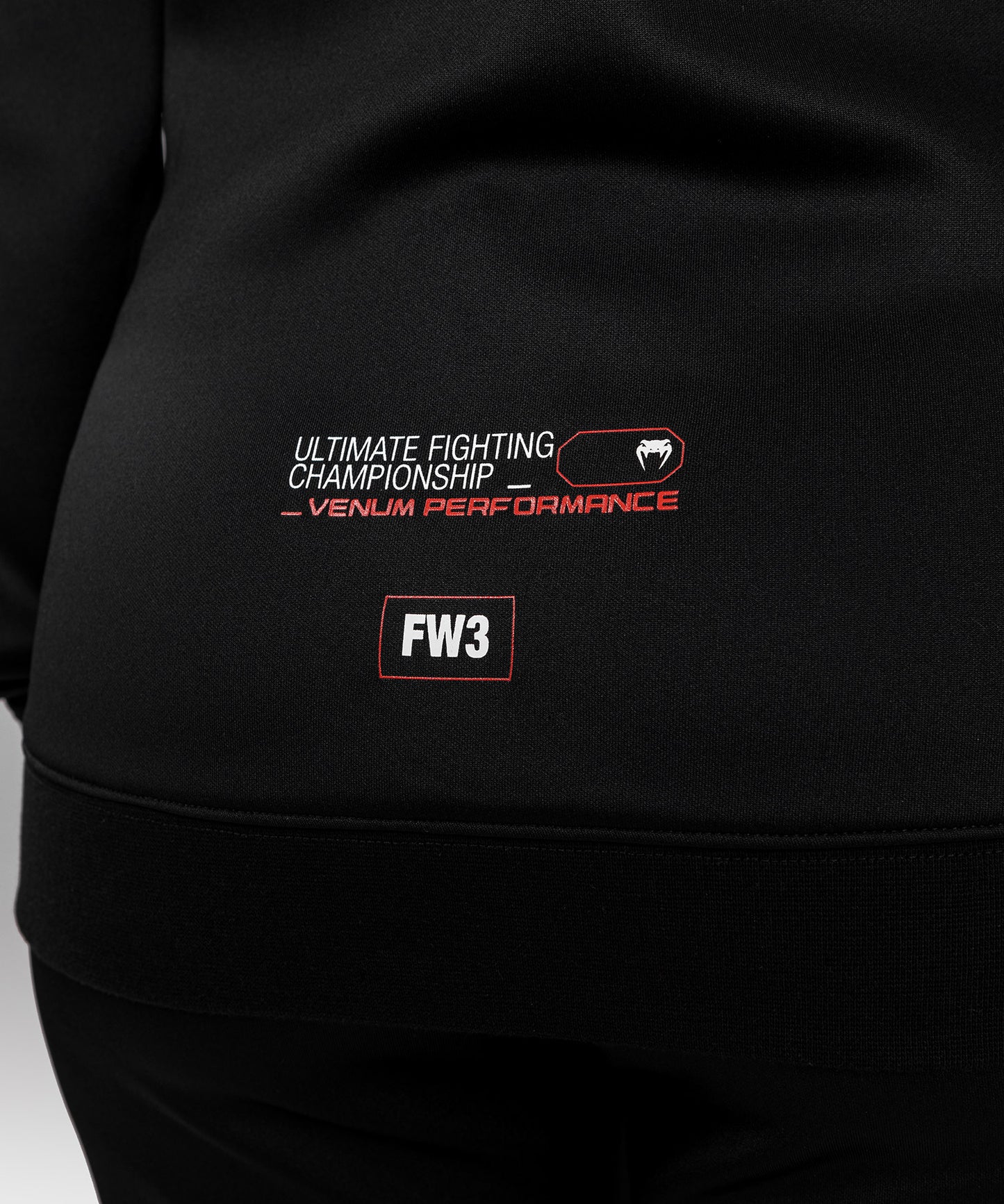 Sweatshirt zippé à capuche pour Femmes UFC Adrenaline by Venum Fight Week - Noir