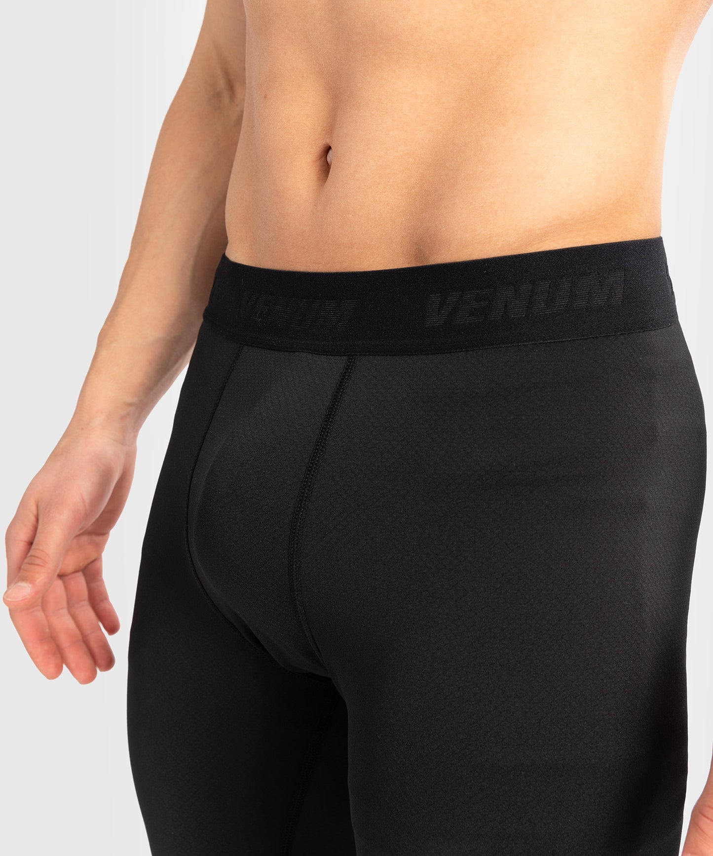 Pantalon de compression pour hommes Venum Contender - Noir/Blanc
