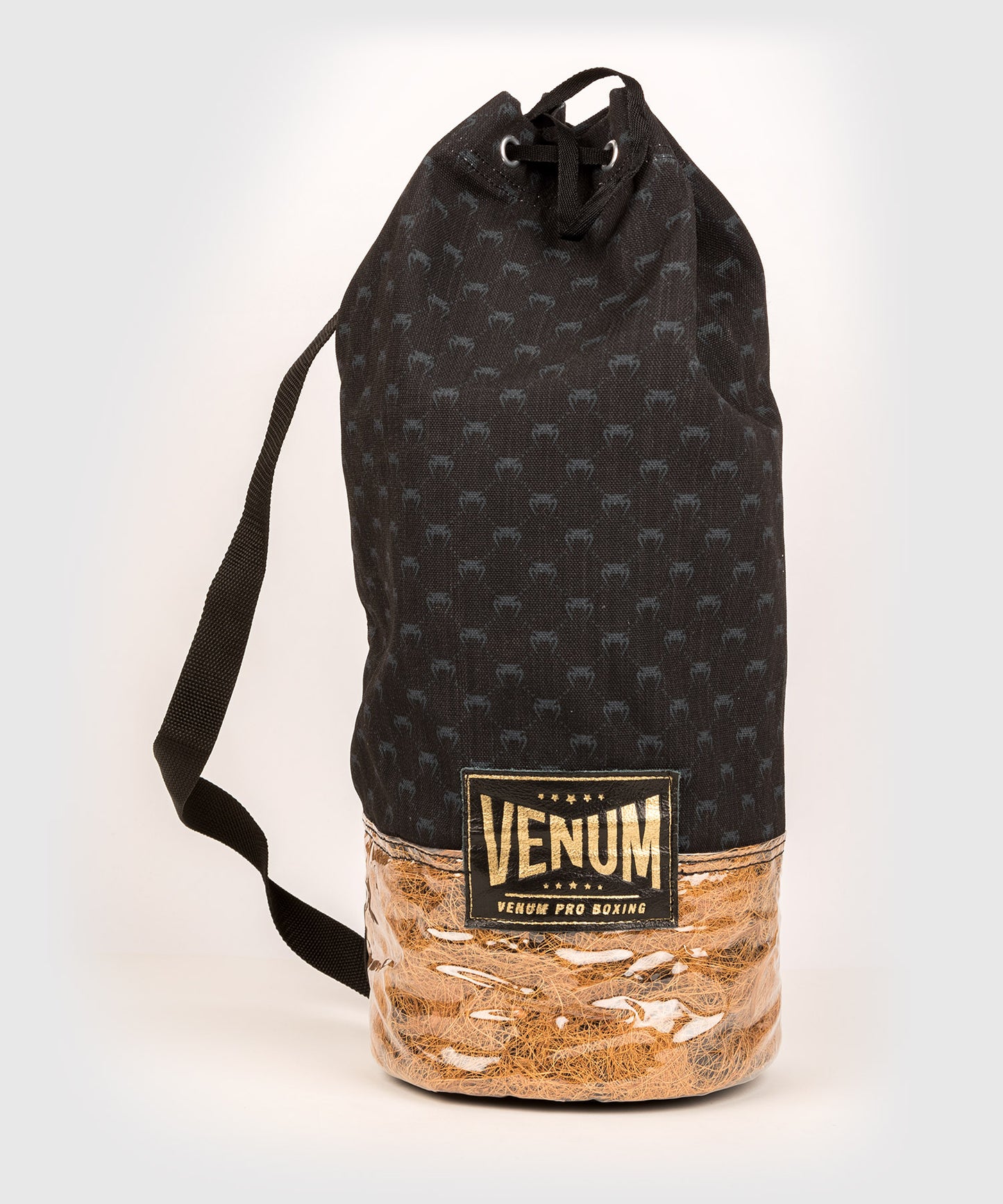 Venum Coco Monogram Pro Boxhandschuhe mit Schnürsenkeln - Intensiv Schwarz