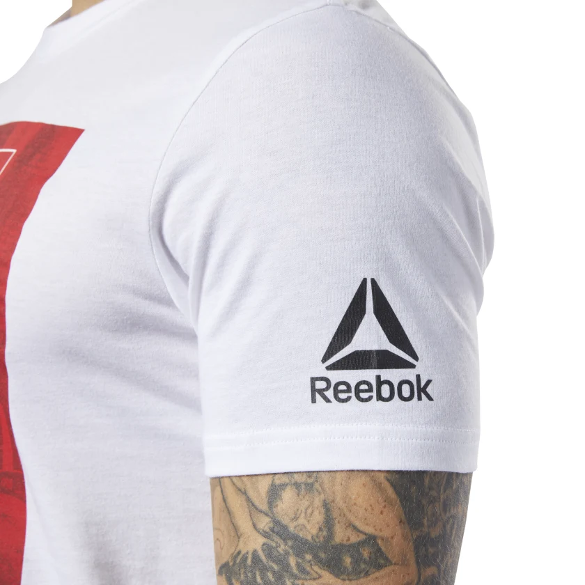 T shirt Reebok UFC Fan Gear Blanc