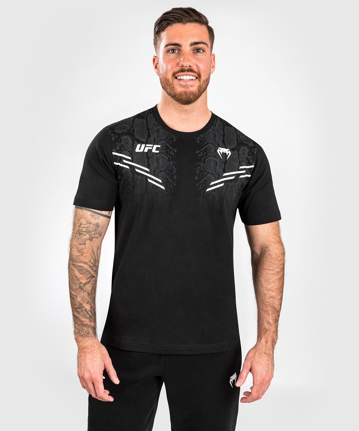 T-shirt à manches courtes pour Hommes UFC Adrenaline by Venum Replica - Noir
