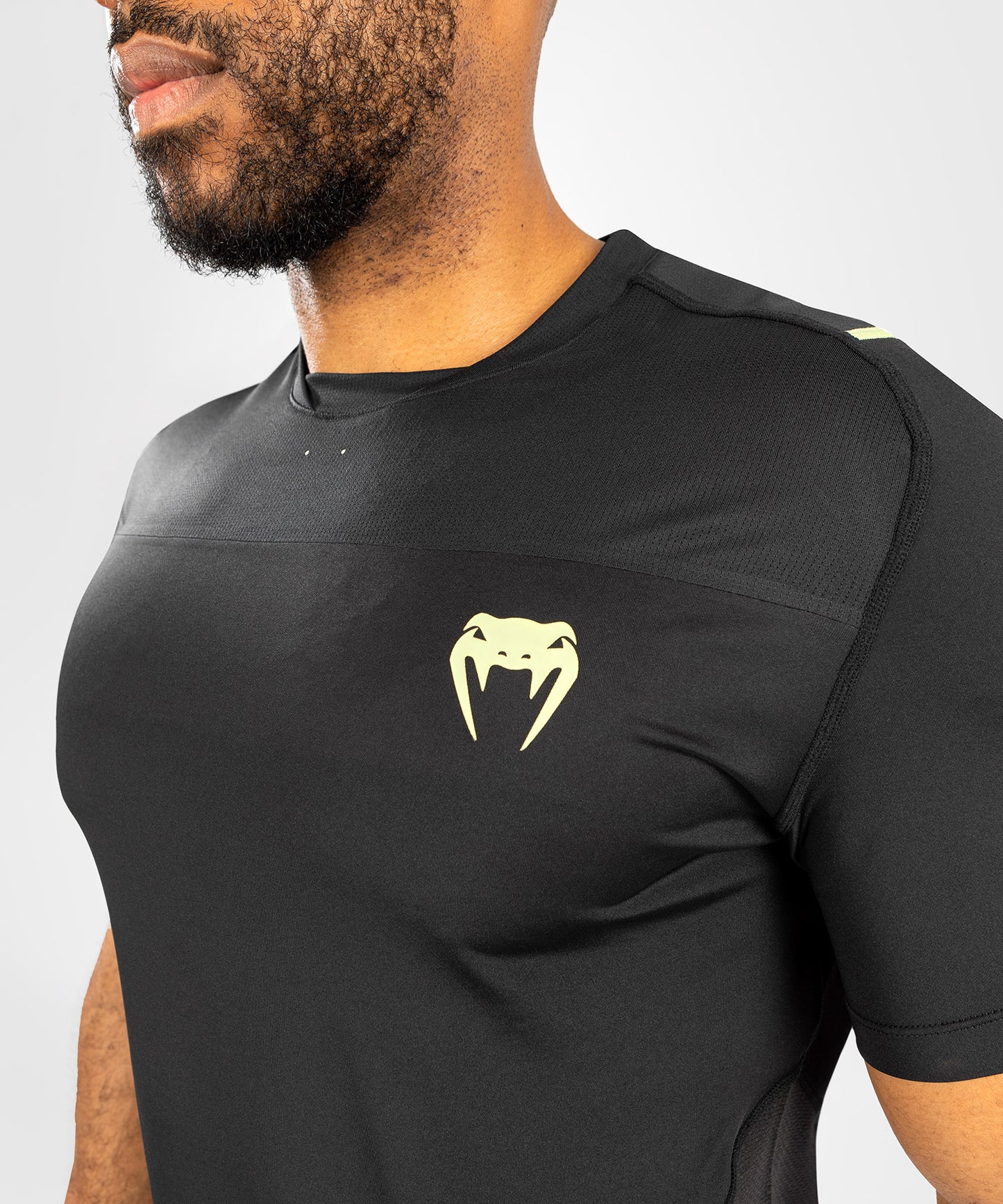T-shirt Dry Tech Venum Fusion 2.0 - Noir/Jaune