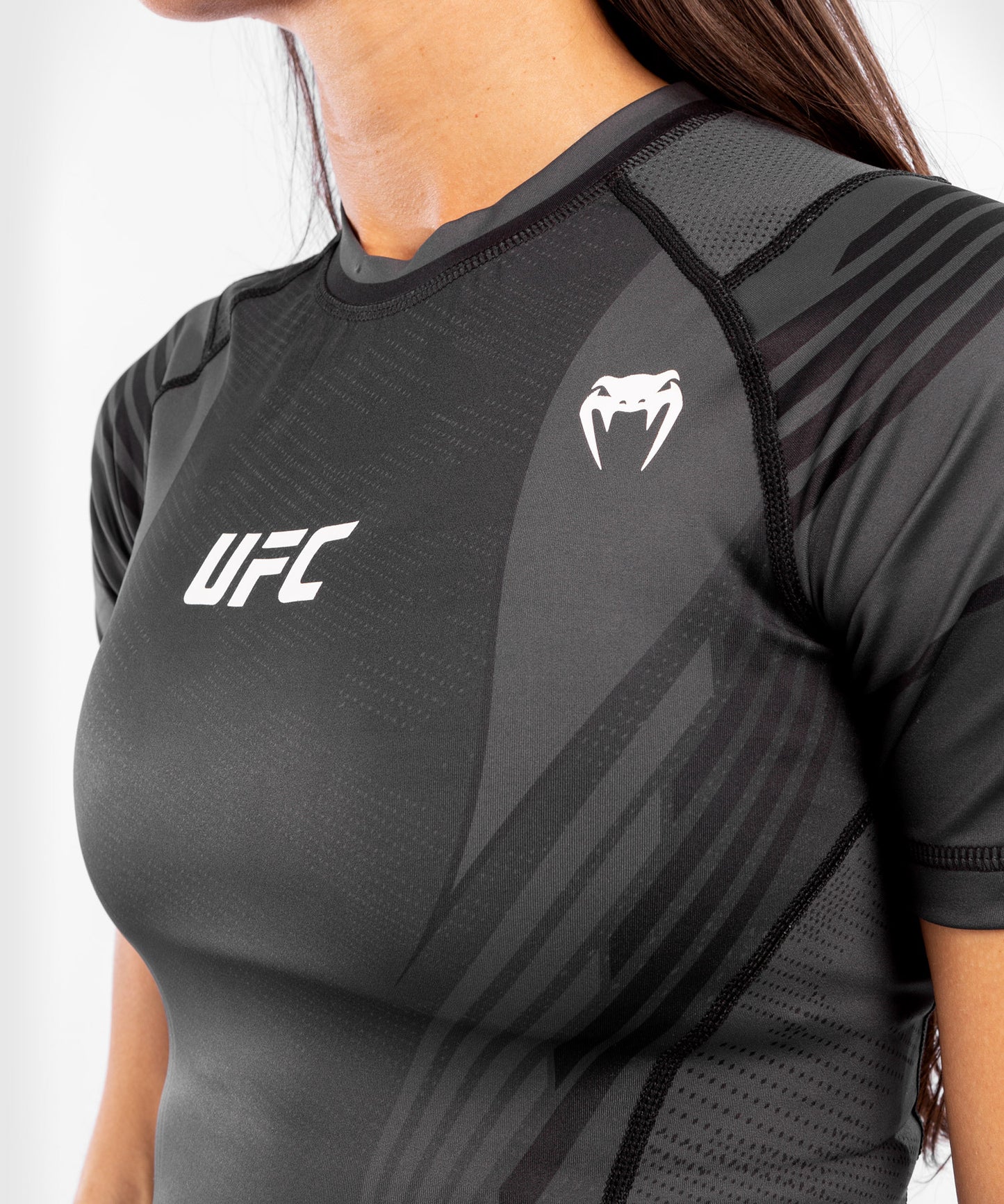 T-shirt de compression Femme UFC Venum Authentic Fight Night - Noir