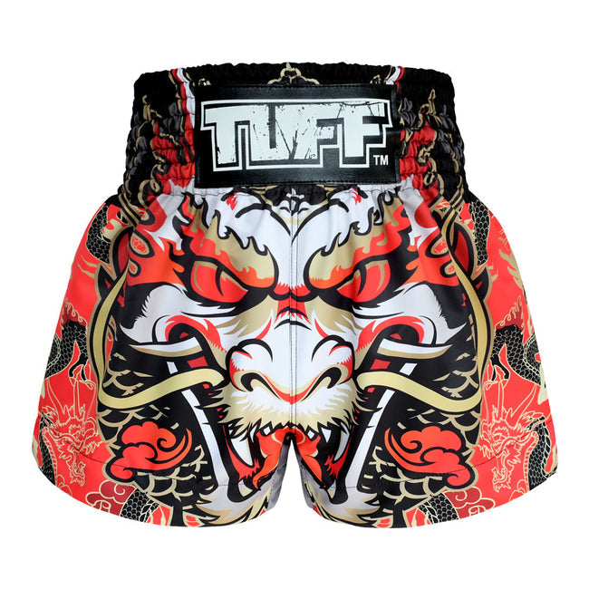Short Muay Thai Tuff Dragon King - Rouge